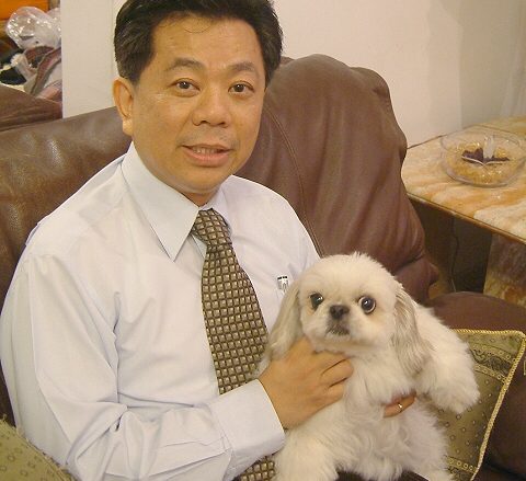 譚醫師與愛犬媛媛