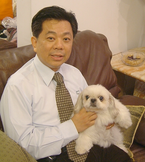 譚醫師與愛犬媛媛